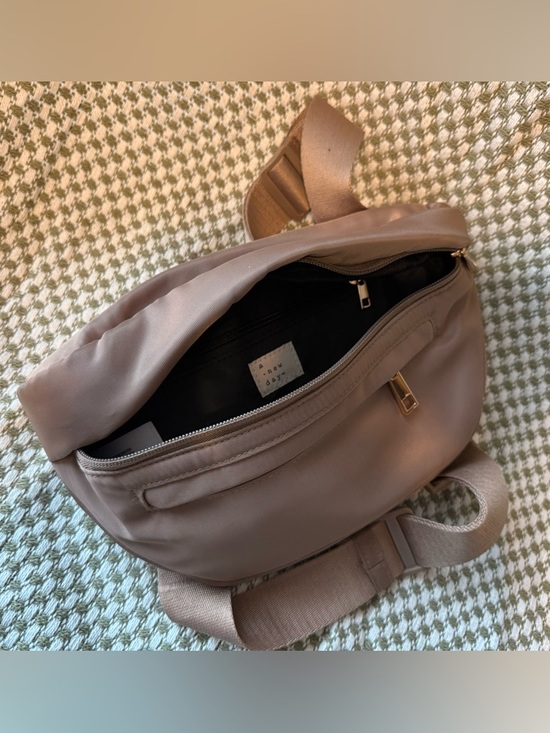 Target Handbags - Target All In Motion Taupe Belt Bag Crossbody NWOT Never Used